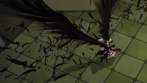 Rating: Safe Score: 0 Tags: 1girl arm_cannon black_hair black_wings bow cape hair_bow image long_hair looking_at_viewer reiuji_utsuho solo suigintou weapon wings User: admin
