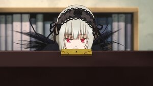 Rating: Safe Score: 0 Tags: 1girl bangs black_wings blurry blurry_background depth_of_field eyebrows_visible_through_hair hairband image long_hair red_eyes ribbon silver_hair solo suigintou User: admin