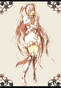 Rating: Safe Score: 0 Tags: 1girl boots commentary_request cross-laced_footwear dress flower frills full_body green_eyes image kirakishou knee_boots long_hair pink_hair rose rozen_maiden solo sousou_(sousouworks) thigh_boots thighhighs thorns twintails very_long_hair white_rose yellow_eyes zettai_ryouiki User: admin