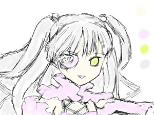 Rating: Safe Score: 0 Tags: 1girl blush image kirakishou long_hair looking_at_viewer sketch smile solo User: admin