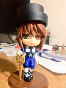 Rating: Safe Score: 0 Tags: 1boy blurry chibi depth_of_field doll figure from_above hat heterochromia looking_at_viewer pants photo red_eyes shorts sitting solo souseiseki User: admin