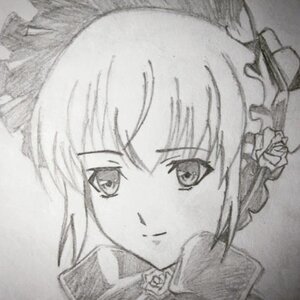 Rating: Safe Score: 0 Tags: 1girl bangs closed_mouth cup eyebrows_visible_through_hair face flower greyscale hair_flower hair_ornament image looking_at_viewer maid_headdress monochrome portrait rose shinku solo teacup User: admin