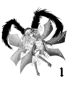 Rating: Safe Score: 0 Tags: 1girl black_wings boots dress flower frills full_body greyscale hairband image long_hair long_sleeves looking_at_viewer monochrome rose simple_background solo suigintou white_background wings User: admin