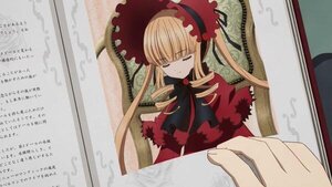 Rating: Safe Score: 0 Tags: 1girl blonde_hair bonnet bow closed_eyes dress image long_hair photo shinku sleeping solo solo_focus User: admin