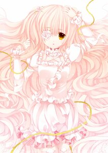 Rating: Safe Score: 0 Tags: 1girl bow commentary_request dress eyepatch flower frilled_dress frills hair_flower highres image kirakishou long_hair looking_at_viewer lying moseley on_back pink_hair pink_theme rose rozen_maiden simple_background solo thighhighs two_side_up ultimate_madoka very_long_hair white_background white_dress white_flower yellow_eyes zettai_ryouiki User: admin
