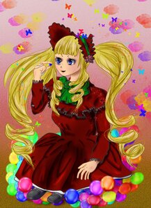 Rating: Safe Score: 0 Tags: 1girl blonde_hair blue_eyes bow bug butterfly dress drill_hair food image insect long_hair long_sleeves pantyhose red_dress shinku sidelocks solo twin_drills twintails very_long_hair User: admin