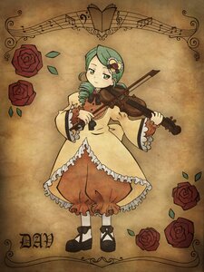 Rating: Safe Score: 0 Tags: 1girl bloomers bow_(instrument) drill_hair eighth_note flower green_eyes green_hair hair_ornament image instrument kanaria long_hair music musical_note pink_rose playing_instrument red_flower red_rose rose rose_petals solo thorns violin User: admin