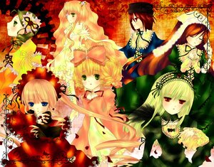 Rating: Safe Score: 0 Tags: 6+girls blonde_hair blue_eyes bow brown_hair dress frills green_hair hat hina_ichigo image kanaria long_hair long_sleeves looking_at_viewer multiple multiple_girls pink_bow red_eyes shinku short_hair siblings sisters souseiseki suigintou suiseiseki tagme twins twintails very_long_hair wings User: admin