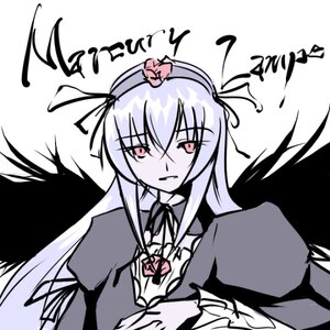 Rating: Safe Score: 0 Tags: 1girl black_wings blush dress flower hairband image long_hair long_sleeves looking_at_viewer monochrome puffy_sleeves solo suigintou upper_body wings User: admin