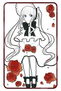 Rating: Safe Score: 0 Tags: 1girl blonde_hair blue_eyes bonnet capelet flower image long_hair petals pink_rose red_flower red_rose rose rose_petals shinku solo spot_color thorns twintails very_long_hair User: admin