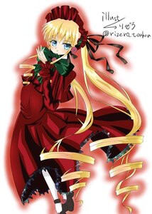 Rating: Safe Score: 0 Tags: 1girl auto_tagged blonde_hair blue_eyes bonnet bow bowtie dress drill_hair full_body green_bow green_neckwear image long_hair long_sleeves looking_at_viewer red_dress rose shinku shoes solo twin_drills twintails very_long_hair User: admin