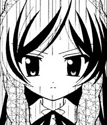 Rating: Safe Score: 0 Tags: 1girl blush bowtie close-up greyscale image looking_at_viewer monochrome solo suiseiseki User: admin