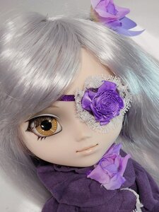 Rating: Safe Score: 0 Tags: barasuishou closed_mouth doll face flower grey_hair lips looking_at_viewer pink_flower portrait purple_flower purple_rose rose solo User: admin