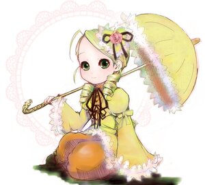 Rating: Safe Score: 0 Tags: 1girl bad_id bad_pixiv_id blonde_hair dress drill_hair flower frills full_body green_eyes green_hair hair_ornament holding holding_umbrella image kanaria long_sleeves parasol pink_rose ribbon rose rozen_maiden sitting solo twin_drills twintails umbrella yummy_yoi User: admin