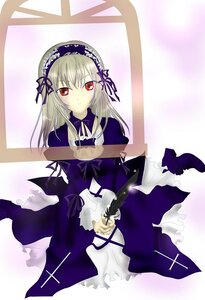 Rating: Safe Score: 0 Tags: 1girl dress frills hairband image long_hair long_sleeves looking_at_viewer puffy_sleeves red_eyes ribbon rose silver_hair solo suigintou User: admin