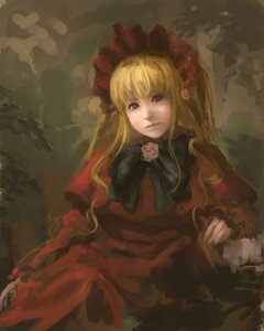 Rating: Safe Score: 0 Tags: 1girl blonde_hair blue_eyes bonnet bow bowtie commentary_request dress drill_hair flower image long_hair long_sleeves looking_at_viewer md5_mismatch realistic red_dress rose rozen_maiden shinku shou_(s_syo) solo User: admin