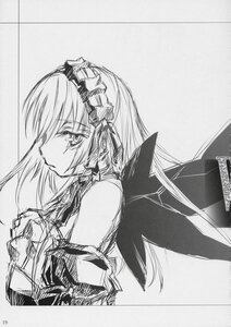 Rating: Safe Score: 0 Tags: 1girl auto_tagged greyscale hairband image lolita_hairband long_hair looking_at_viewer monochrome solo suigintou traditional_media upper_body wings User: admin