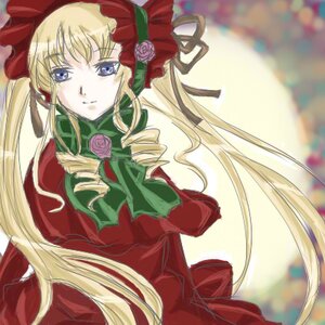 Rating: Safe Score: 0 Tags: 1girl blonde_hair blue_eyes bonnet bow bowtie dress drill_hair flower green_bow green_neckwear image long_hair long_sleeves looking_at_viewer pink_flower pink_rose red_dress rose shinku smile solo twintails very_long_hair User: admin