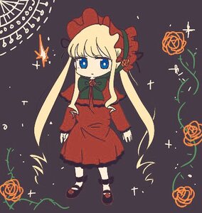 Rating: Safe Score: 0 Tags: 1girl bangs blonde_hair blue_eyes bonnet bow capelet dress flower full_body halloween image jack-o'-lantern long_hair long_sleeves moon pumpkin red_capelet red_dress shinku solo standing twintails very_long_hair User: admin