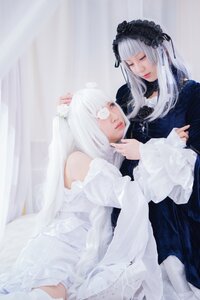 Rating: Safe Score: 0 Tags: 2girls bangs blunt_bangs closed_eyes closed_mouth dress frills gothic_lolita hairband lips lolita_fashion long_hair long_sleeves multiple_cosplay multiple_girls siblings sisters sitting tagme white_hair User: admin