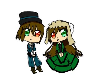 Rating: Safe Score: 0 Tags: 2girls blue_dress brown_hair chibi dress green_dress green_eyes hat heterochromia image long_hair long_sleeves looking_at_viewer multiple_girls open_mouth pair red_eyes siblings sisters souseiseki suiseiseki top_hat twins white_background User: admin