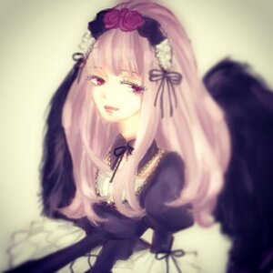 Rating: Safe Score: 0 Tags: 1girl bangs black_wings blurry blurry_background blurry_foreground depth_of_field dress flower frills hairband image lolita_hairband long_hair long_sleeves ribbon rose solo suigintou User: admin