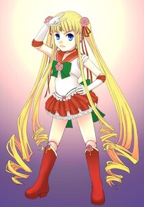 Rating: Safe Score: 0 Tags: 1girl blonde_hair blue_eyes boots bow drill_hair flower gloves hand_on_hip image knee_boots long_hair magical_girl ringlets rose sailor_collar sailor_senshi_uniform shinku skirt solo twin_drills twintails very_long_hair User: admin
