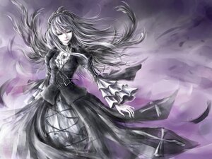 Rating: Safe Score: 0 Tags: 1girl bad_id bad_pixiv_id black_flower black_rose breasts dress feathers flower frills gothic_lolita hairband highres image layered_dress lolita_fashion long_hair long_sleeves marimo_ouji monochrome older rose rozen_maiden silver_hair smile solo suigintou very_long_hair wide_sleeves wings User: admin