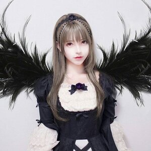 Rating: Safe Score: 0 Tags: 1girl bangs black_dress black_wings blonde_hair dress feathers gothic_lolita hairband lips lolita_fashion long_hair looking_at_viewer realistic solo suigintou upper_body wings User: admin