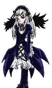 Rating: Safe Score: 0 Tags: 1girl auto_tagged black_wings boots detached_collar dress frills full_body hairband image long_hair long_sleeves looking_at_viewer possible_duplicate silver_hair simple_background solo standing suigintou white_background wings User: admin