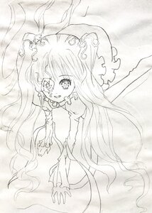 Rating: Safe Score: 0 Tags: 1girl dress frills hair_ornament image kirakishou long_hair monochrome solo tears User: admin