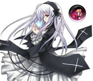 Rating: Safe Score: 0 Tags: 1girl black_dress black_wings cross dress frilled_sleeves frills hairband image long_hair long_sleeves ribbon silver_hair simple_background solo suigintou very_long_hair white_background wings User: admin