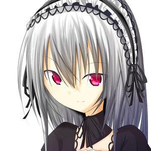 Rating: Safe Score: 0 Tags: 1girl bangs black_ribbon blush closed_mouth detached_collar eyebrows_visible_through_hair hair_between_eyes hairband image lolita_fashion lolita_hairband looking_at_viewer portrait red_eyes ribbon silver_hair simple_background smile solo suigintou white_background User: admin