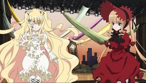 Rating: Safe Score: 0 Tags: 2girls blonde_hair blue_eyes bow dress frills image kirakishou long_hair multiple_girls pair red_dress shinku twintails very_long_hair User: admin