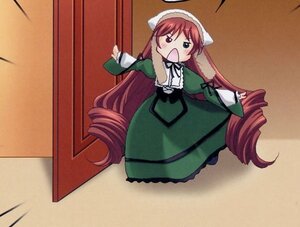 Rating: Safe Score: 0 Tags: 1girl blush dress drill_hair green_dress head_scarf image long_hair long_sleeves open_mouth outstretched_arms solo suiseiseki twin_drills very_long_hair User: admin