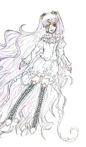 Rating: Safe Score: 0 Tags: 1girl absurdly_long_hair boots cross-laced_footwear dress frills full_body image kirakishou knee_boots long_hair long_sleeves pink_hair solo thigh_boots thighhighs very_long_hair User: admin