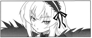 Rating: Safe Score: 0 Tags: 1girl bangs bow closed_mouth eyebrows_visible_through_hair frilled_hairband greyscale hair_between_eyes hairband image long_hair looking_at_viewer monochrome portrait ribbon solo suigintou User: admin