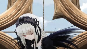 Rating: Safe Score: 0 Tags: 1girl bangs black_dress black_wings closed_mouth detached_collar dress frills hairband image long_hair long_sleeves red_eyes silver_hair solo suigintou wings User: admin