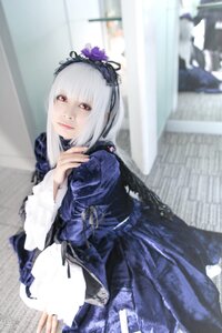 Rating: Safe Score: 0 Tags: 1girl 3d blurry blurry_background blurry_foreground depth_of_field dress frills hairband long_sleeves looking_at_viewer photo red_eyes solo suigintou User: admin