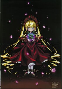 Rating: Safe Score: 0 Tags: 1girl blonde_hair blue_eyes bonnet bow bowtie dress flower image long_hair looking_at_viewer pantyhose petals pink_flower red_dress ribbon rose rose_petals shinku shoes solo twintails User: admin