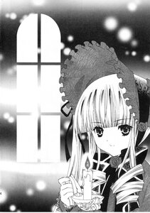 Rating: Safe Score: 0 Tags: 1girl blush bonnet cup doujinshi doujinshi_#89 drill_hair flower greyscale holding image long_hair long_sleeves looking_at_viewer monochrome multiple rose shinku solo teacup upper_body window User: admin