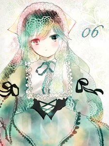 Rating: Safe Score: 0 Tags: 1girl black_ribbon blush dress frills heterochromia image lace lolita_fashion looking_at_viewer red_eyes ribbon short_hair solo suiseiseki veil User: admin