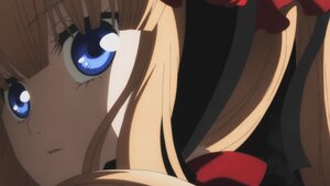 Rating: Safe Score: 0 Tags: 1girl bangs blonde_hair blue_eyes close-up face hat image long_hair ribbon shinku solo User: admin