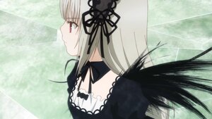 Rating: Safe Score: 0 Tags: 1girl bangs black_dress black_ribbon closed_mouth detached_collar dress from_side image long_hair long_sleeves profile red_eyes ribbon silver_hair solo suigintou upper_body wings User: admin