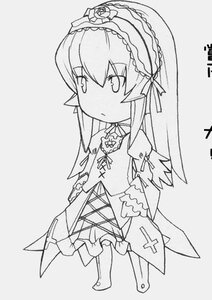 Rating: Safe Score: 0 Tags: 1girl bangs blush chibi closed_mouth dress eyebrows_visible_through_hair full_body greyscale hair_between_eyes hairband image long_hair long_sleeves monochrome simple_background solo standing suigintou very_long_hair white_background User: admin