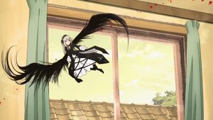 Rating: Safe Score: 0 Tags: 1girl black_wings curtains dress feathered_wings flower hairband image long_hair long_sleeves ribbon solo suigintou very_long_hair window wings User: admin