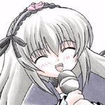 Rating: Explicit Score: 0 Tags: 1girl blush fellatio hair_ribbon image long_hair mosaic_censoring open_mouth ribbon simple_background solo suigintou white_background User: admin