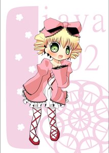 Rating: Safe Score: 0 Tags: 1girl :d blonde_hair bloomers blush bow cross-laced_footwear dress drill_hair frills full_body green_eyes hair_bow hina_ichigo hinaichigo image long_sleeves looking_at_viewer open_mouth pink_bow pink_dress short_hair smile solo standing User: admin