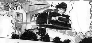 Rating: Safe Score: 0 Tags: 1boy building comic greyscale image monochrome outdoors solo souseiseki User: admin