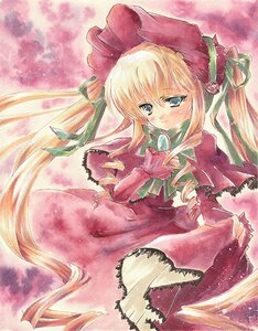 Rating: Safe Score: 0 Tags: 1girl auto_tagged blonde_hair blue_eyes bow bowtie dress frills green_bow image long_hair long_sleeves looking_at_viewer red_dress shinku solo standing twintails very_long_hair User: admin